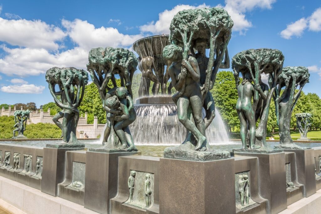 Fountain in Vigeland Sculpture Park