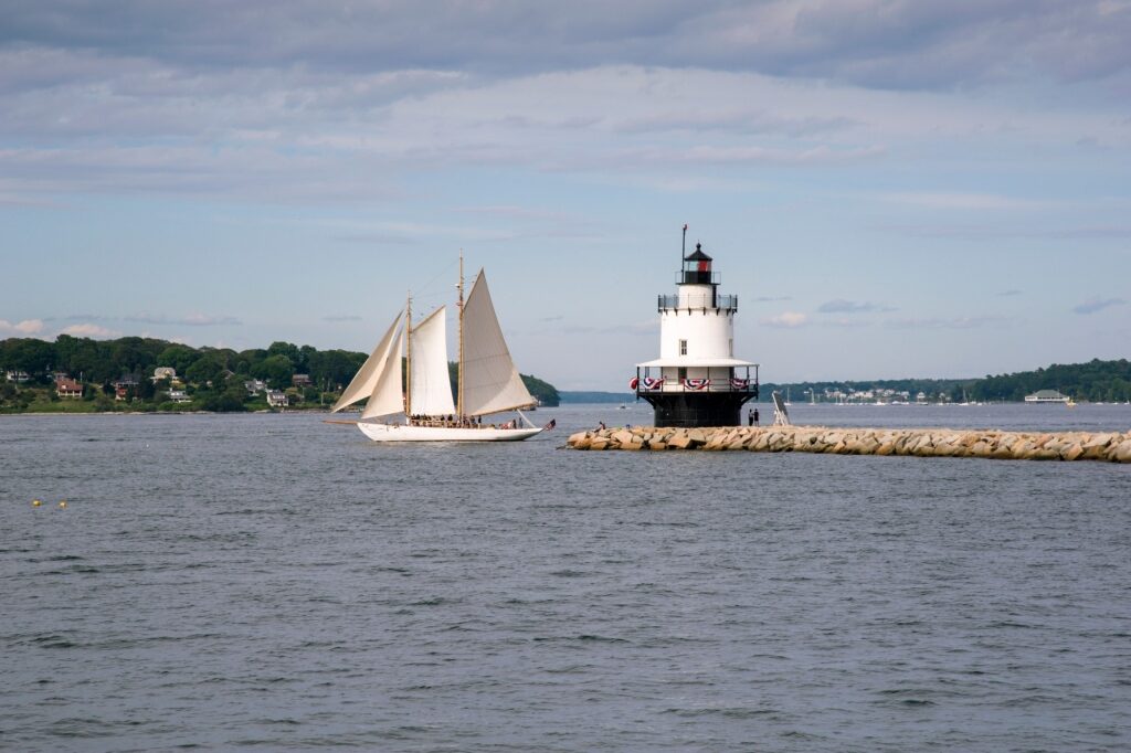 Casco Bay, one of the best things to do in Portland Maine