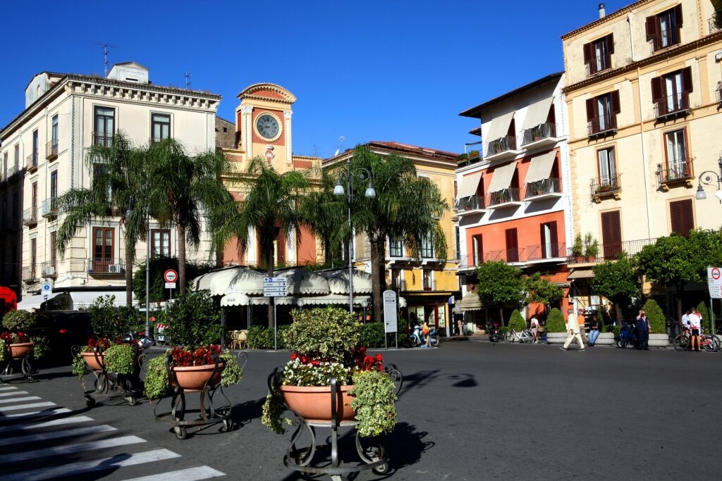Street view of Piazza Tasso