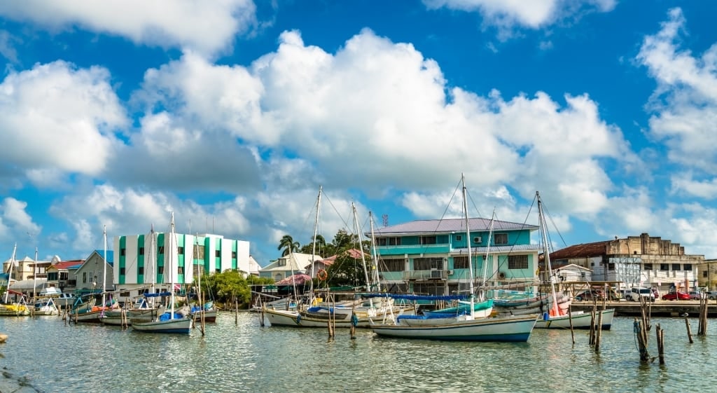 Waterfront of Belize City