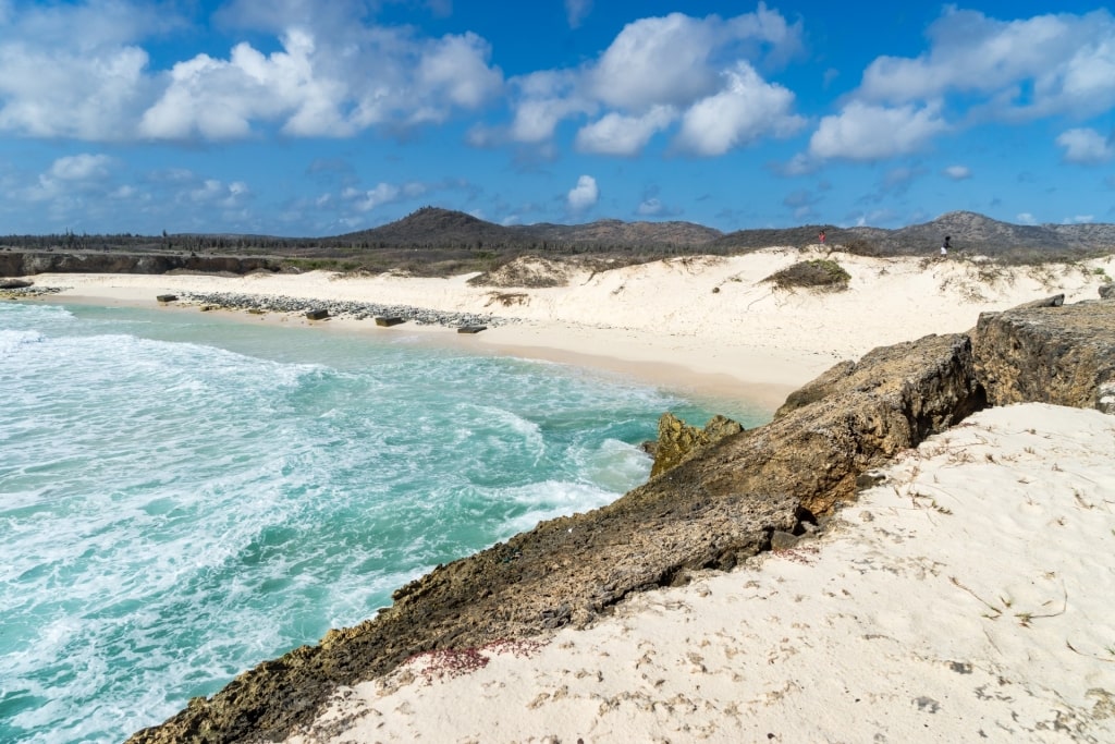 White sands of Playa Chikitu, Bonaire