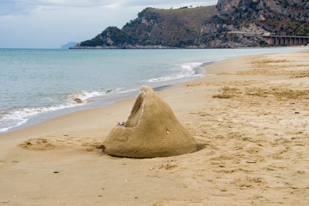 Sandy beach of Sant’ Agostino