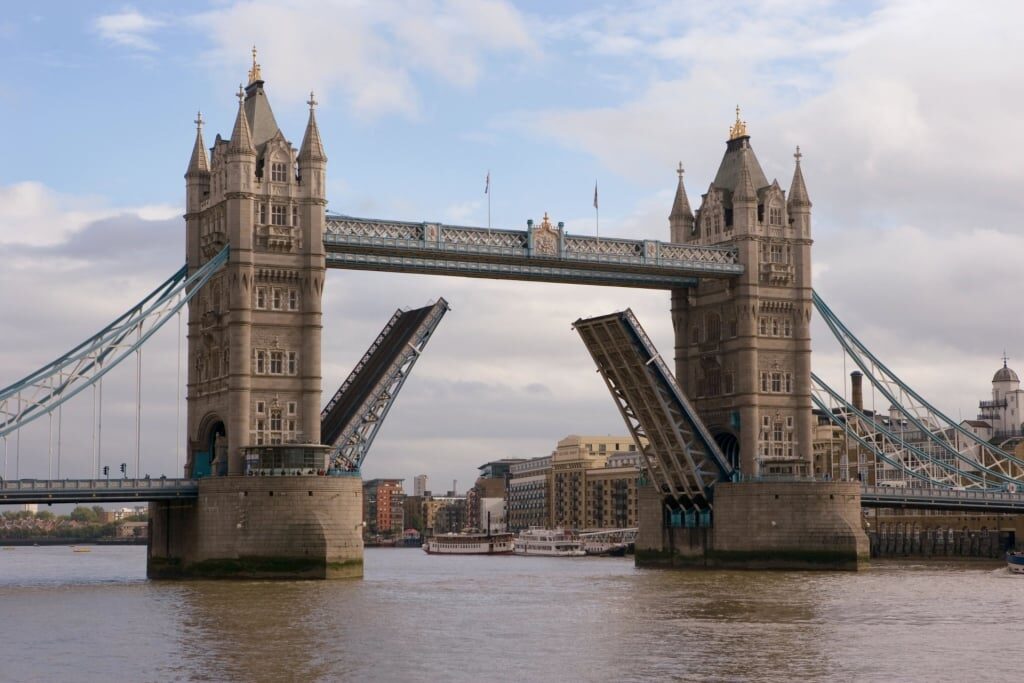 View of the London Bridge in London, England