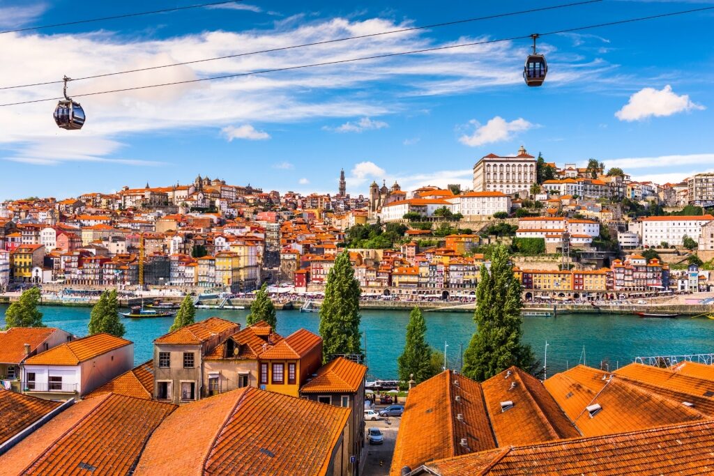 Beautiful skyline of Porto, Portugal