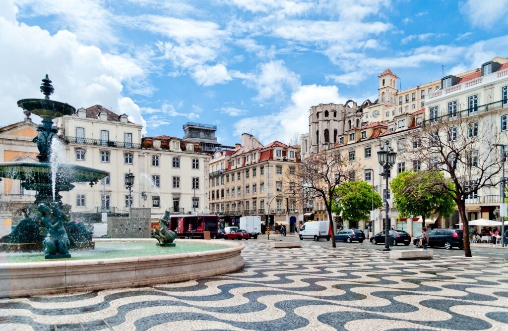 Rossio Square, one of the best things to do in Lisbon
