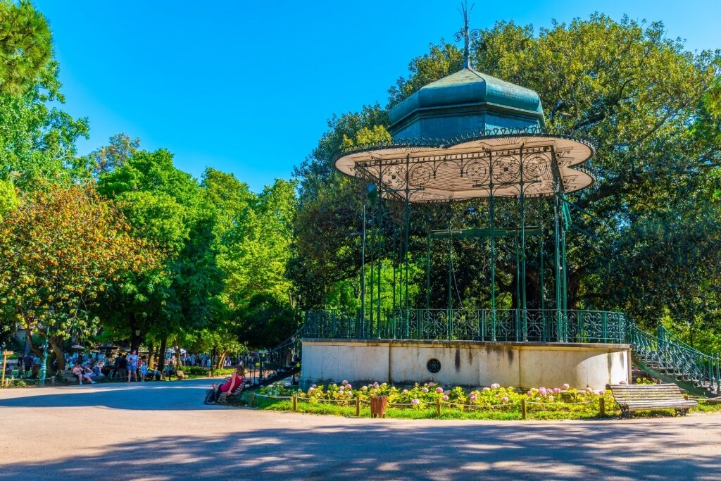 Street view in Jardim Da Estrela Park