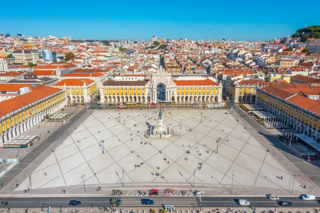 Praca do Comercio, one of the best things to do in Lisbon