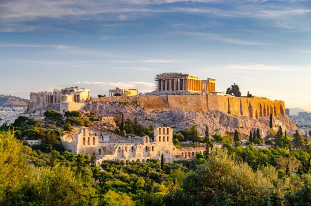 View of Acropolis from Filopappou Hill