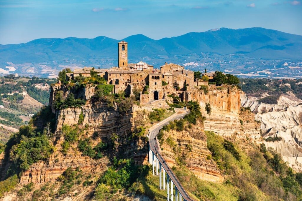 Beautiful landscape of Civita di Bagnoregio