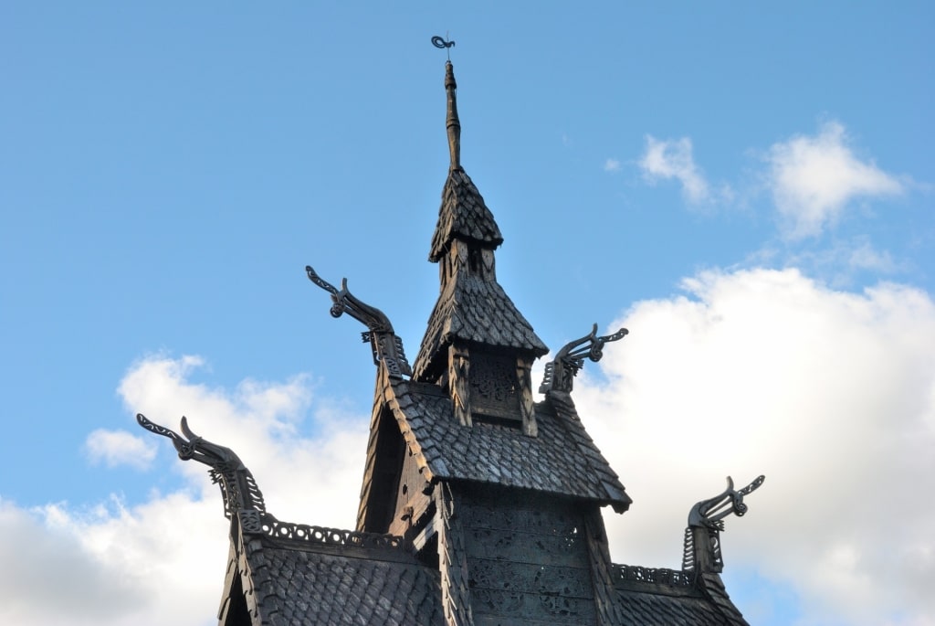 "Dragon" heads of Borgund Stave Church