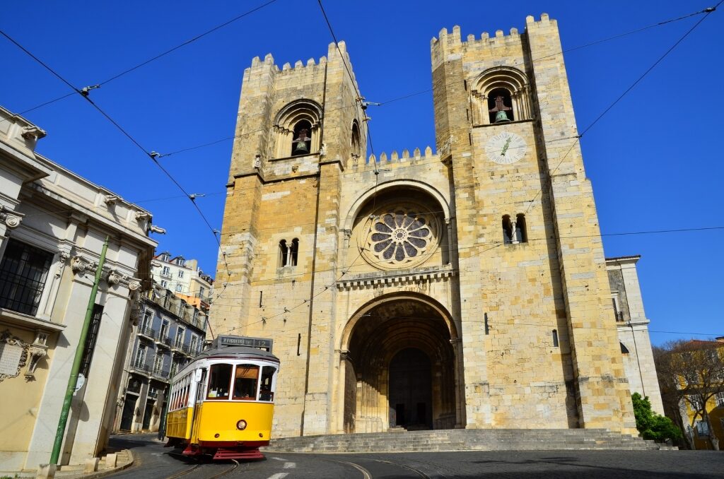 Sé or Lisbon Cathedral in Alfama Lisbon