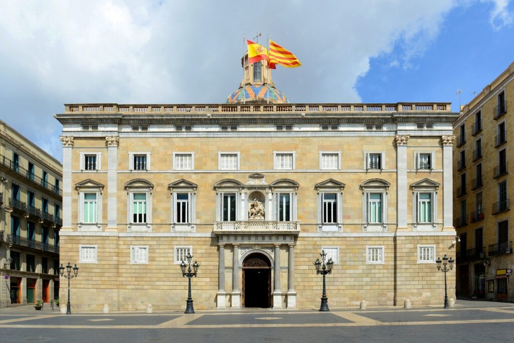 Exterior of Palau de la Generalitat de Catalunya