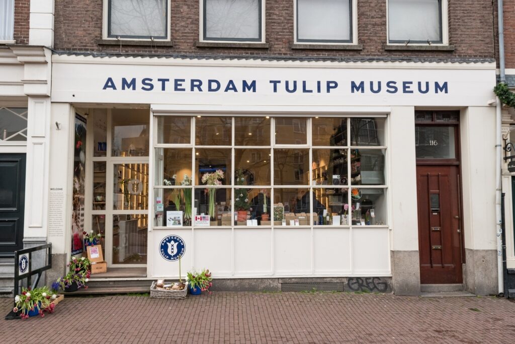 Exterior of Amsterdam Tulip Museum
