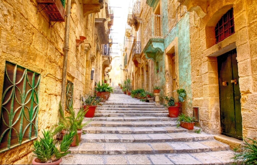 Street view of Mdina