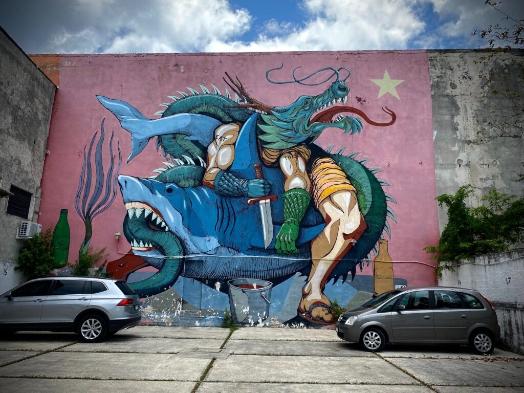 Street art in Cozumel 