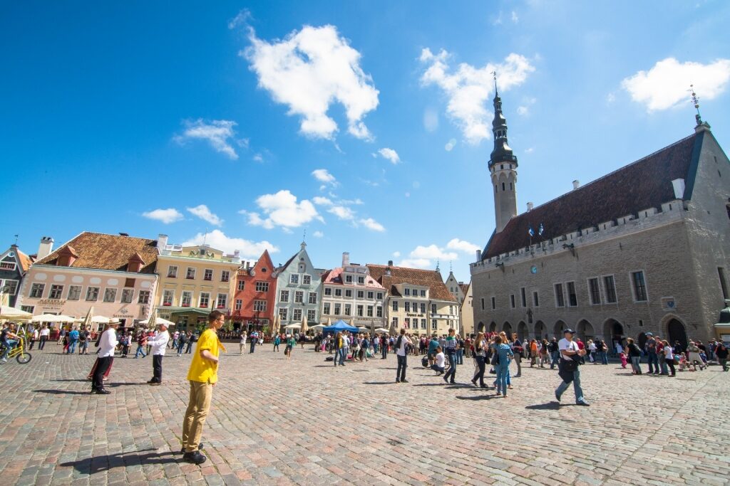 Town Hall Square in Tallinn Old Town