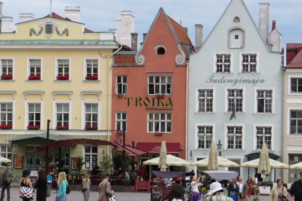 Exterior of Troika restaurant