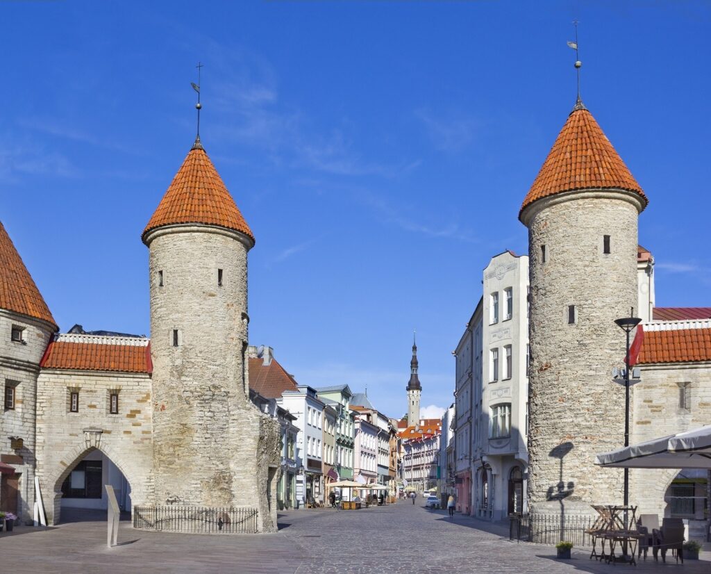 Viru Gate in Tallinn Old Town