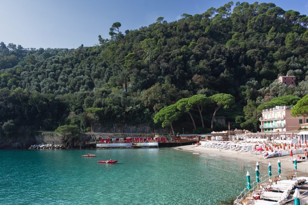 Clear water of Paraggi Beach