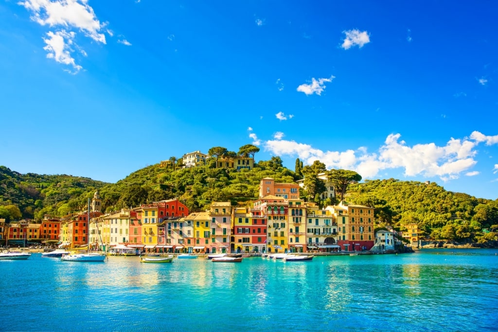 Clear waters of Portofino Bay