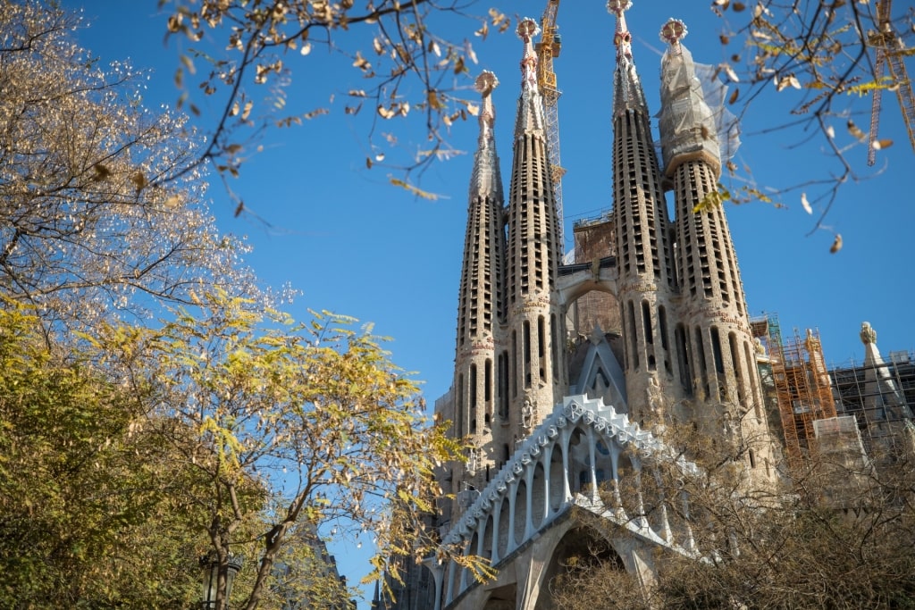 Sagrada Familia, Barcelona, Spain, one of the most unique buildings in the world