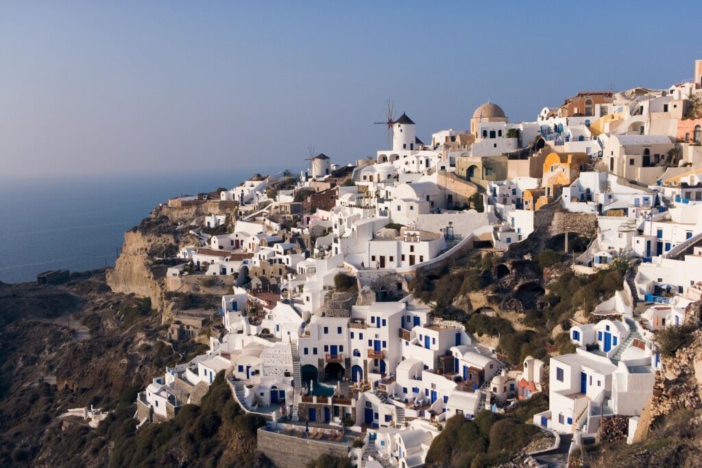 Santorini, one of the best islands to visit in July