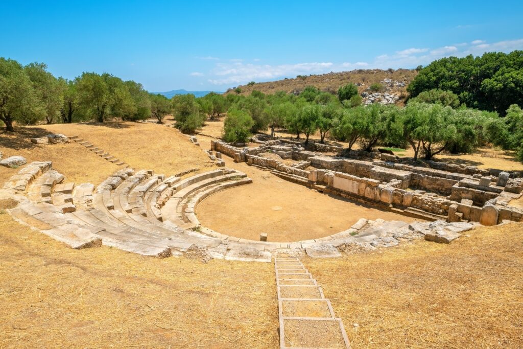 Historic site of the Ancient Theater of Aptera