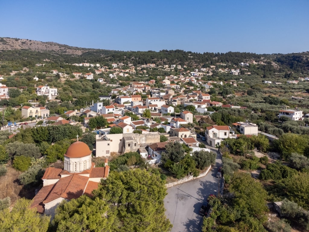 Aerial view of Gavalochori