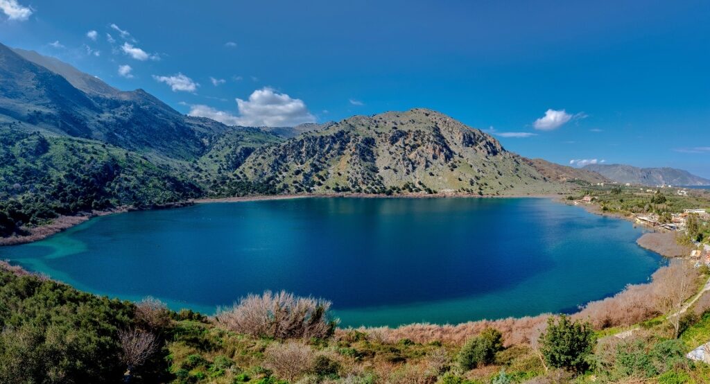 Lake Kournas, one of the best things to do in Crete