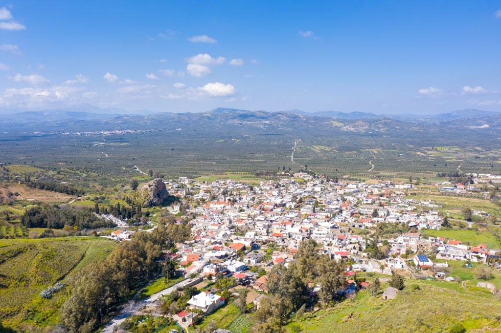 View of the Charakas Village from the mountains