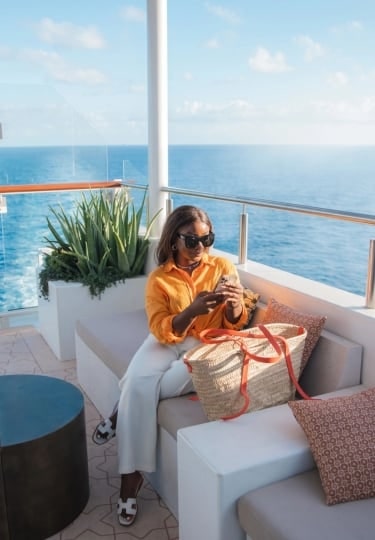 Cell phones on a cruise - Celebrity Beyond