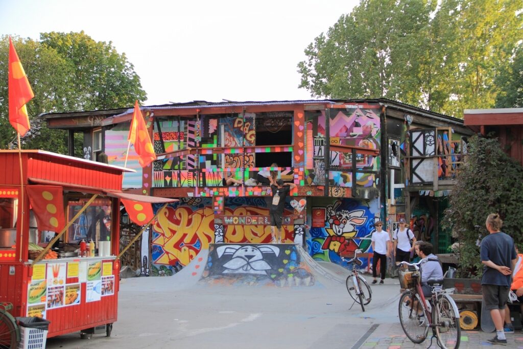 Freetown Christiania in Copenhagen, Denmark