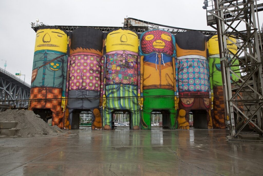 Giants in Vancouver, Canada, one of the most famous murals in the world