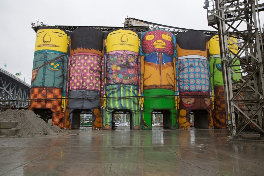 Giants in Vancouver, Canada, one of the most famous murals in the world