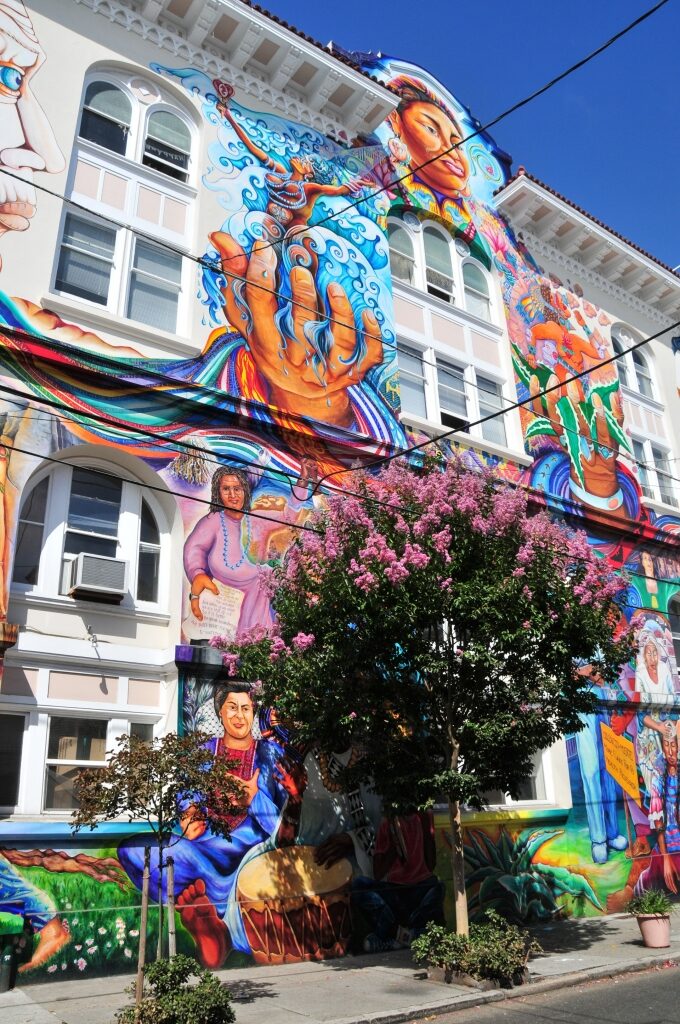MaestraPeace Mural in San Francisco, USA