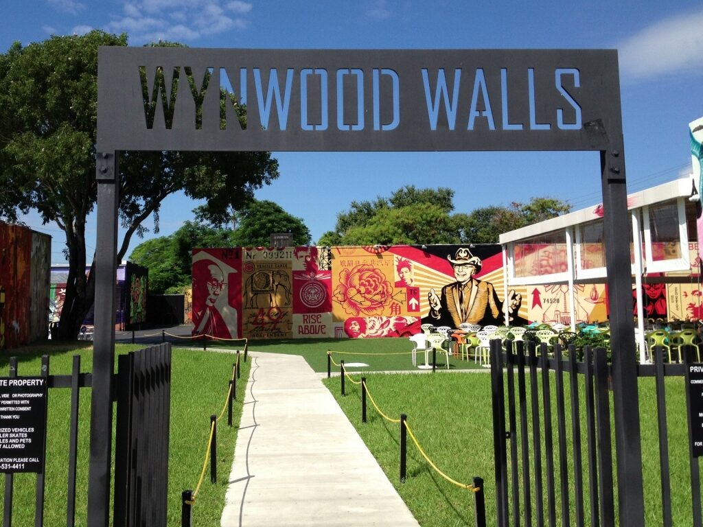 Wynwood Walls in Miami, USA, home to some of the most famous murals in the world