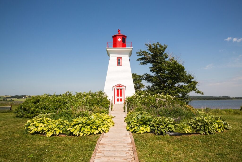 Brighton Beach Lighthouse, one of the best things to do in Charlottetown