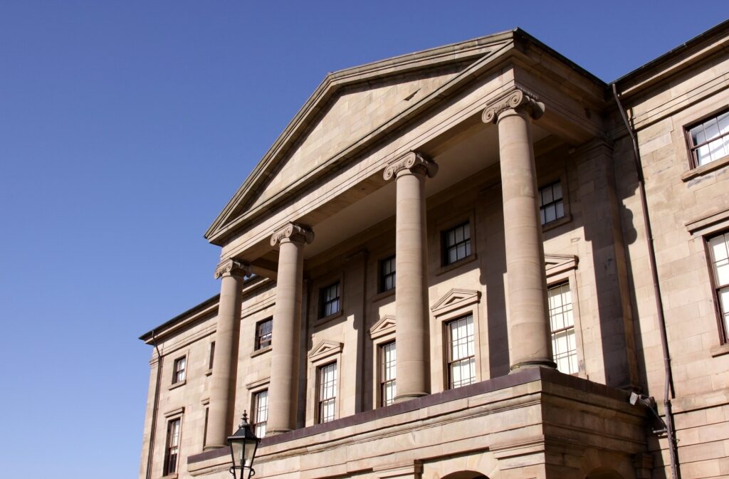 Exterior of Province House in Charlottetown