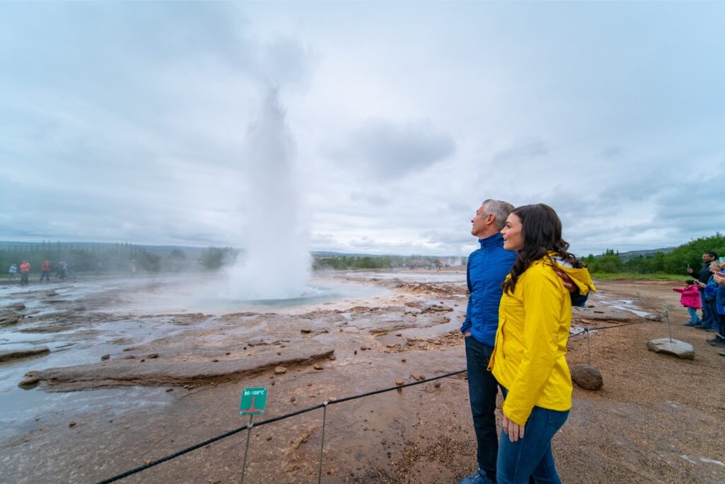 Strokkur Geyser, one of the best things to do in Iceland