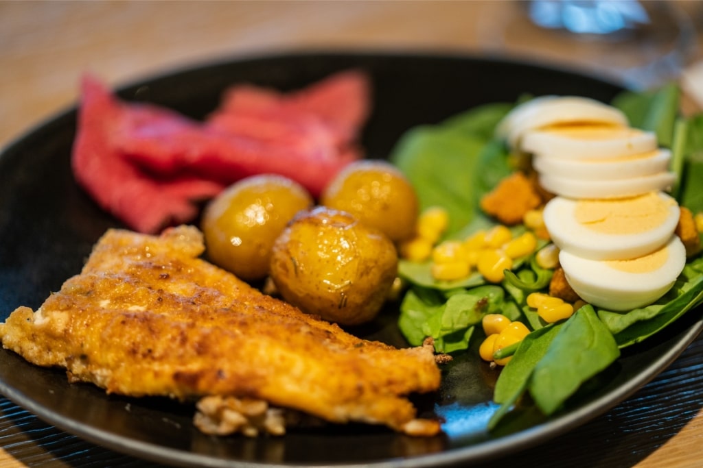 Icelandic food on a plate