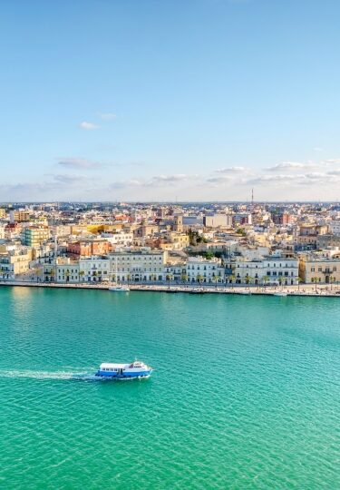 Pretty waterfront of Brindisi, Italy