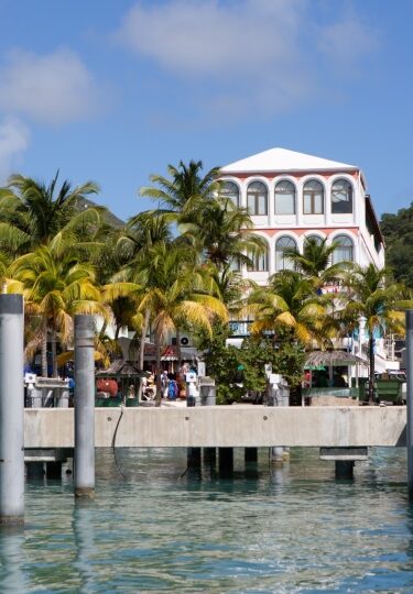 Waterfront of Philipsburg St Maarten
