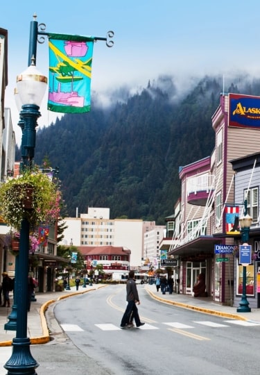 Street view of Downtown Juneau