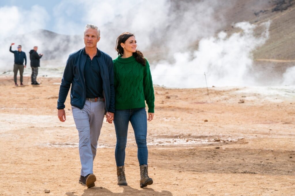 Couple exploring Reykjanes Peninsula