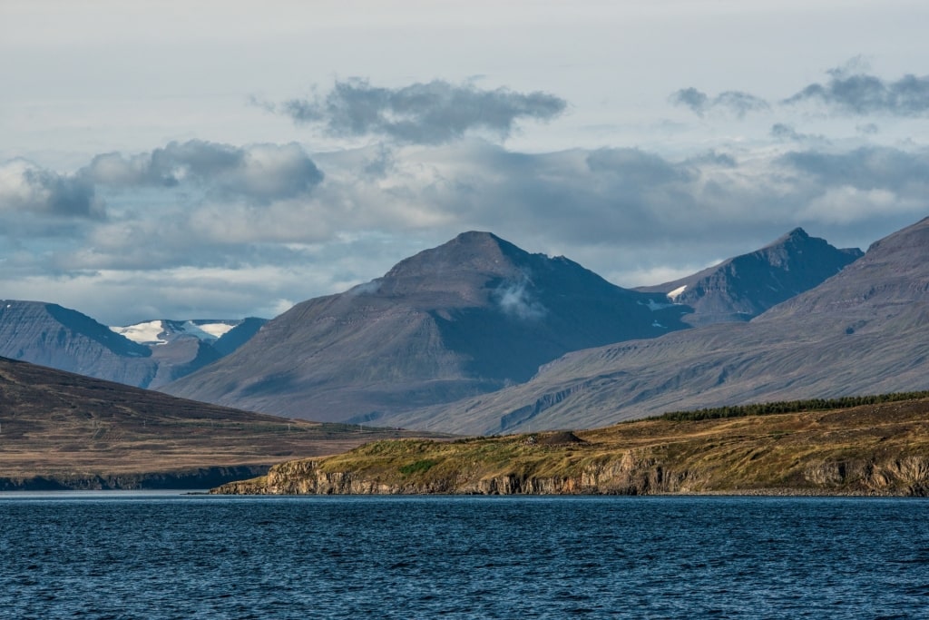 Rugged landscape of Eyjafjörður