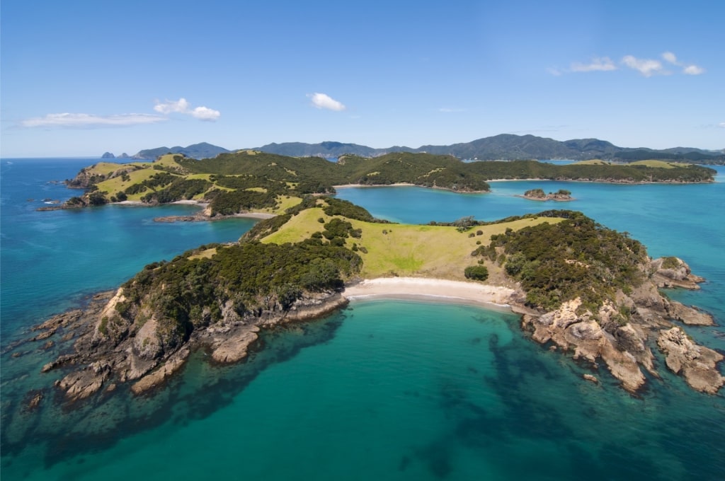 Beautiful landscape of Bay of Islands, New Zealand