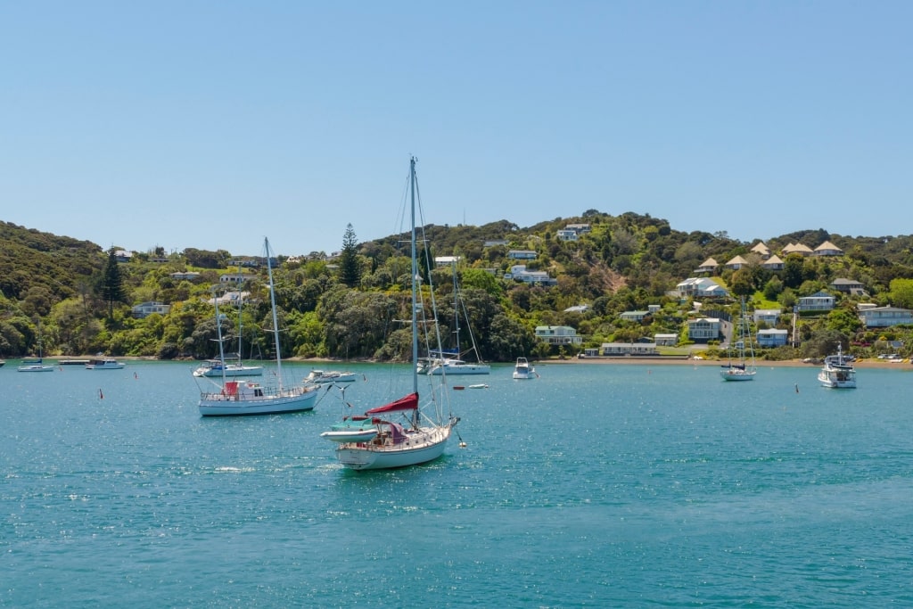 Quaint town of Russell, New Zealand