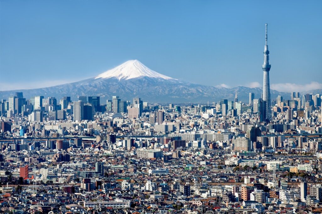 What is Tokyo known for - Mount Fuji views