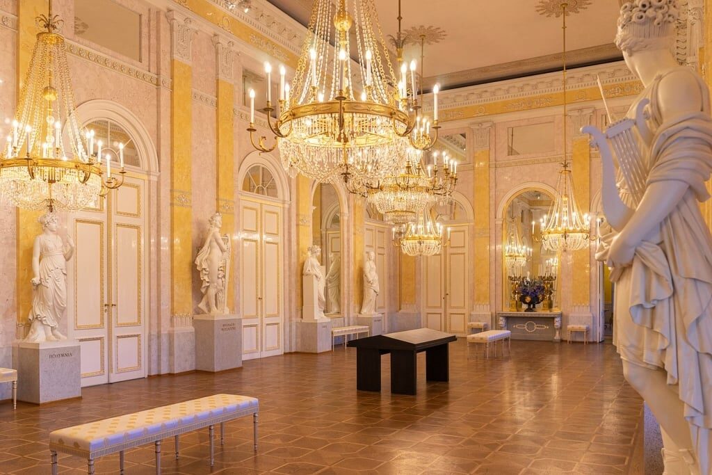 View inside the Hall of Muses, Albertina Museum