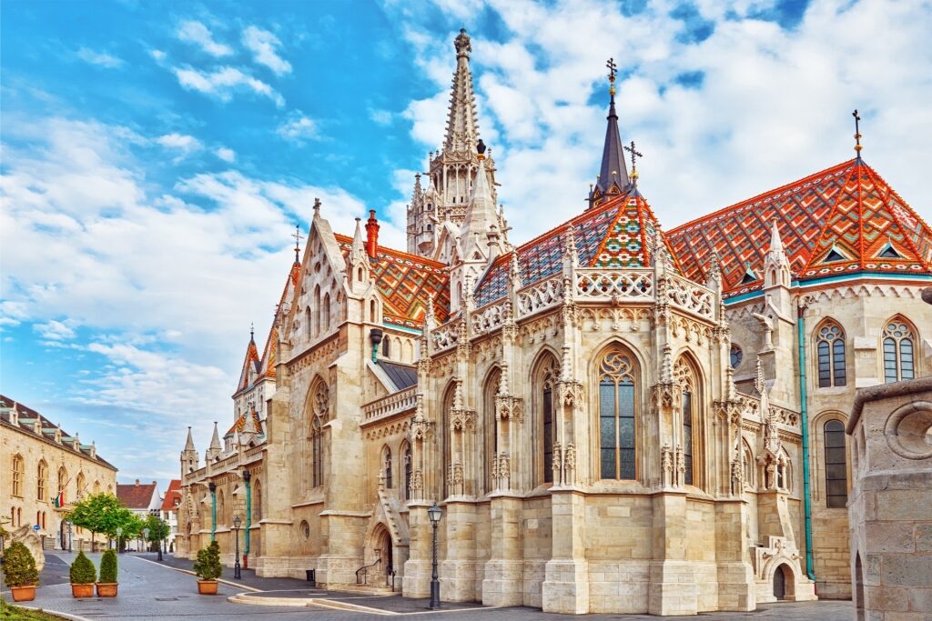Opulent Matthias Church in the Castle District, Budapest